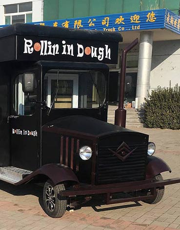Customized Retro food truck was completed at the factory
