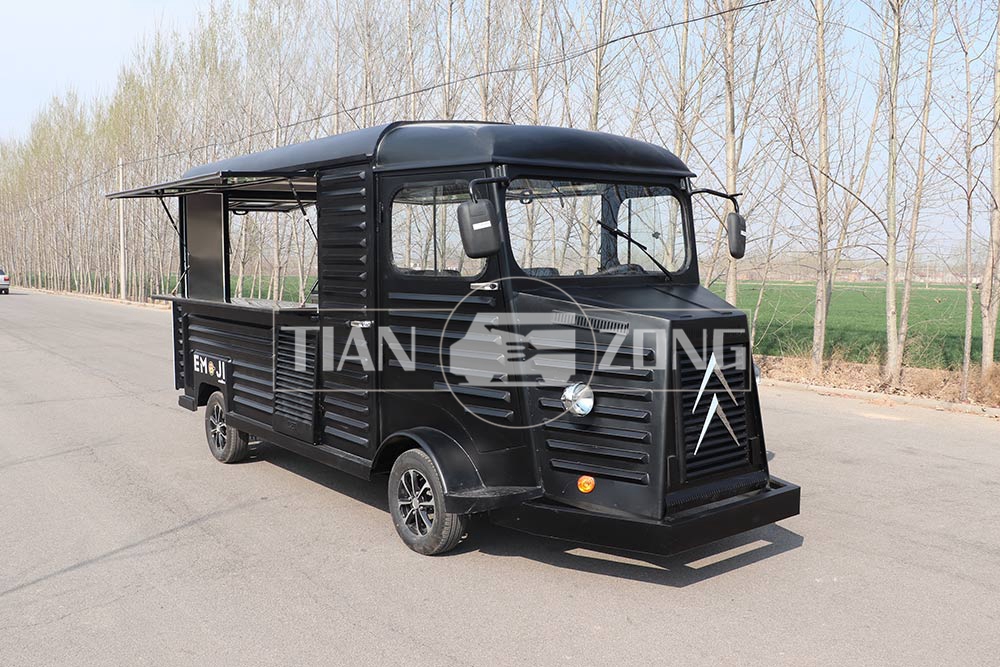 Customized Citroen food truck was completed at the factory