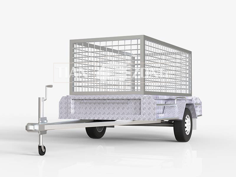 Outdoor cage trailer factory price for sale