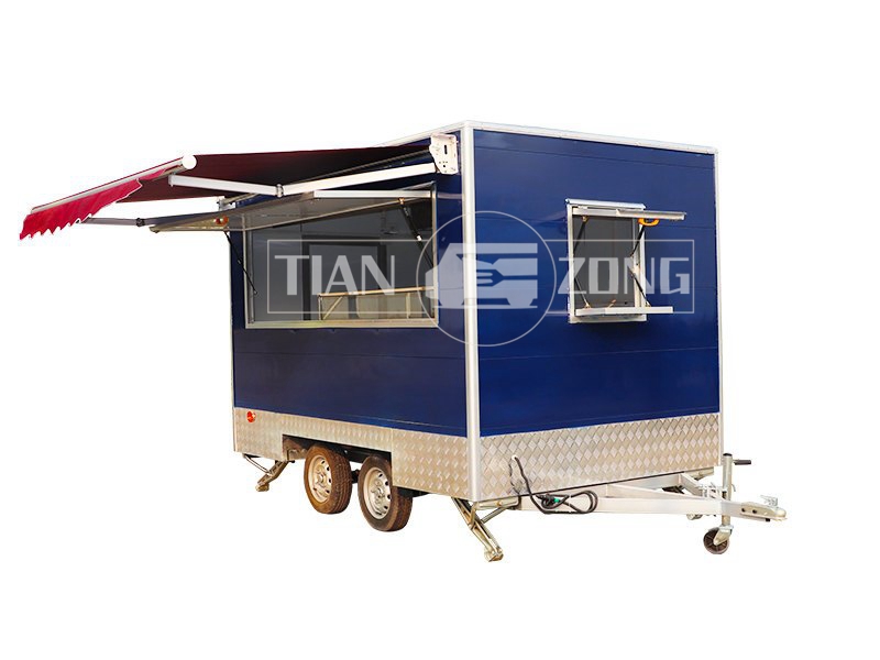 Mobile kitchen food truck catering trailer with factory price